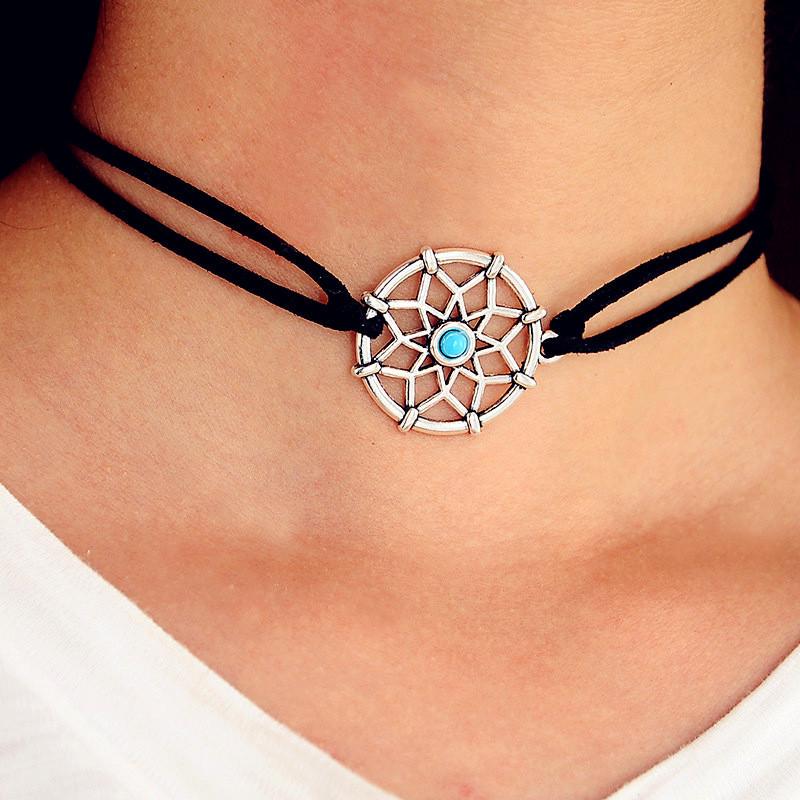 Buy Dreamcatcher Short Chocker Necklace 