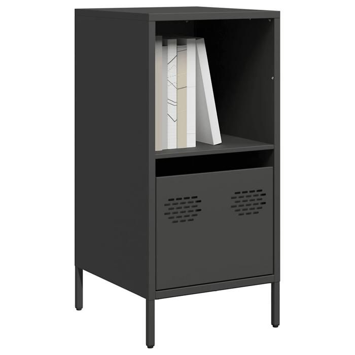 VidaXL Black Buffet 35x39x73.5 Cm Cold-Rolled Steel, Storage Furniture, Kitchen Storage Furniture, Furniture 851352