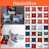 Elegant Xmas Cushion Cover Featuring Colorful Snowflake And Reindeer Designs