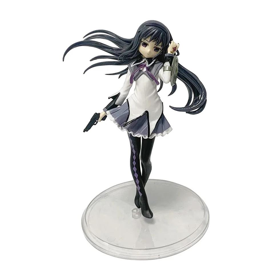 Madoka Magica Akemi Homura Anime PVC Figure - Collectible Birthday Gift Ornament for Children Model Toy