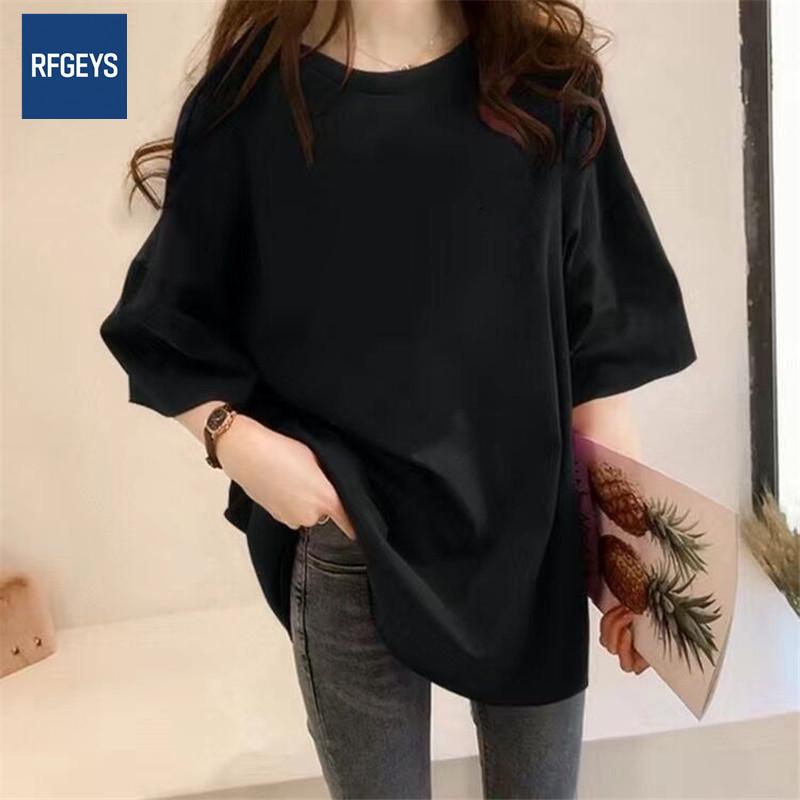 American Plus Size Short Sleeve T-shirt for Chubby Girls - Summer Collection
