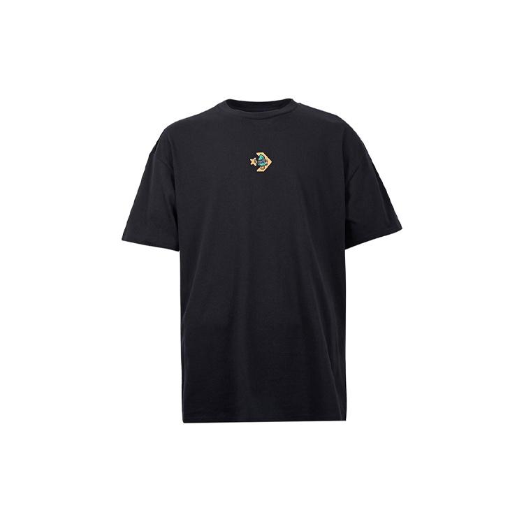 Men's Converse Funny Cartoon Printing Pattern Breathable Sports Short Sleeve Black 10022785-A03