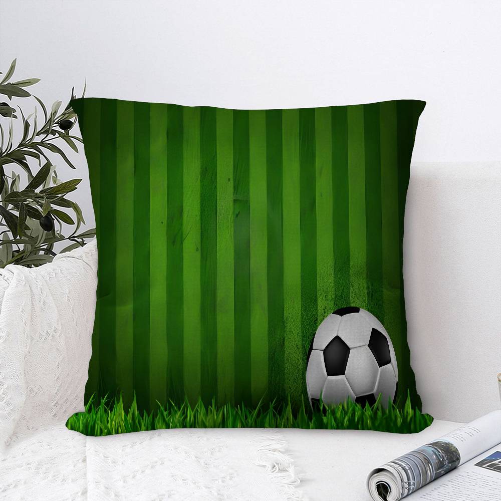 Outdoor Football Field Pillow Cover Sofa Cushion Cover Home Room Decoration Children Gift