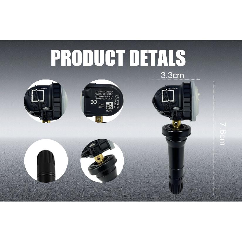 1/4PCS Tire Pressure Monitoring Sensor TPMS EV6T-1A180-CB For Ford F-150 Focus Ecosport Ranger Compatible With EV6T1A180CBTire Pressure Monitoring