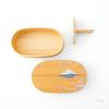 Wooden Lunch 19cm x x Urethane Current Model j-kitchens Humidity-Controlling Box, 11.3cm 6.5cm, 700ml, Fill,