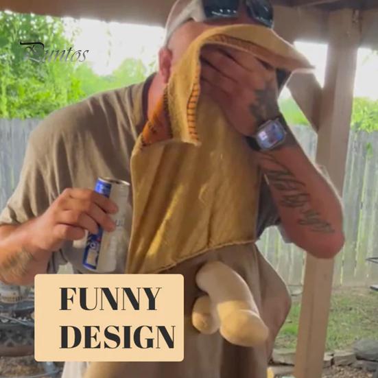 Grembiule Scherzoso da Chef Uomo Chef con Tasca a Sorpresa Cinghie Regolabili Festa di Addio al Celibato Cucina Divertente Regalo Elefante Bianco per BBQ Creativo