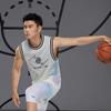 Li-Ning Reflective Sports Competition Basketball Vest Men Tops Off-White AAYS007-5