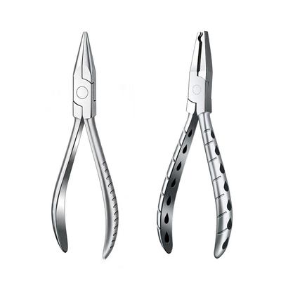 Nose Pad Pliers, 2-piece Set, Eyeglass Adjustment Pliers, Eyeglass Repair Tool, Eyeglass Maintenance, Adjustment Pliers, Stainless Steel, for Optician