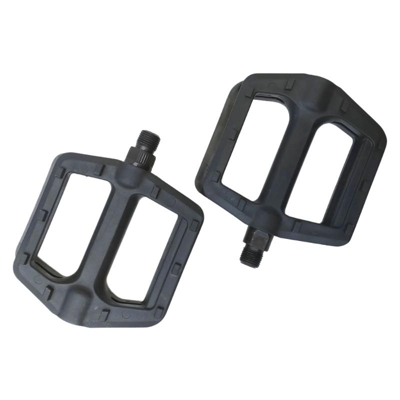

Легкие Широкие Плоские Педали Шарикоподшипники Нескользящие Пластиковые Велосипедные Педали Платформенные Педали для Шоссейного Велосипеда Велосипед 1