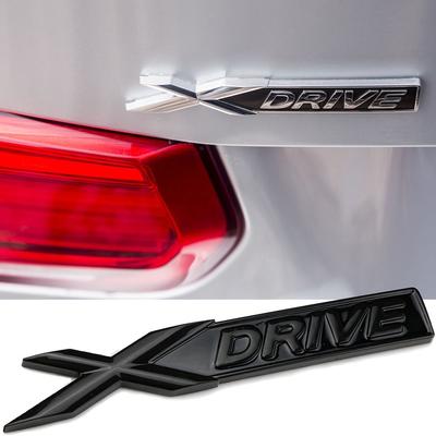 XDRIVE Logo Sticker For X DRIVE X1 X3 X5 M2 M4 GT F26 F32 F36 F45 F46 Trunk Badge Accessories
