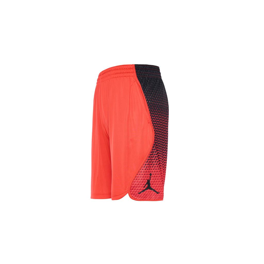 Jordan Gradual Color Block Straight Basketball Shorts Men Bottoms Red 800921-696