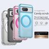 Magsafe Matte Phone Case For Google Pixel 8 8 Pro 8a Protective Case Magnetic Wireless Charging Shockproof Back Cover
