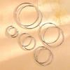 Oversized Diamond Cut Hoop Earrings Trendy Face Slimming Statement Jewelry For Vacation Resort Large Circle Ear Rings