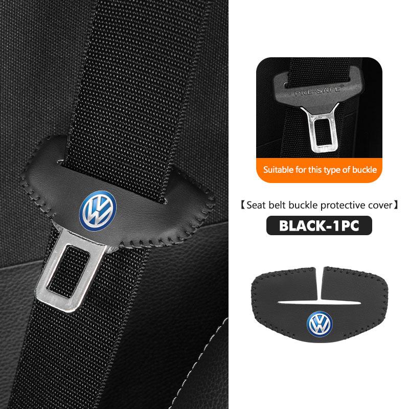 WET1 Car Shoulder Pad Safety Buckle Protective Anti-scratch Cover For Volkswagen VW Scirocco Passat Polo B5 B6 B7 CC Tiguan Sharan
