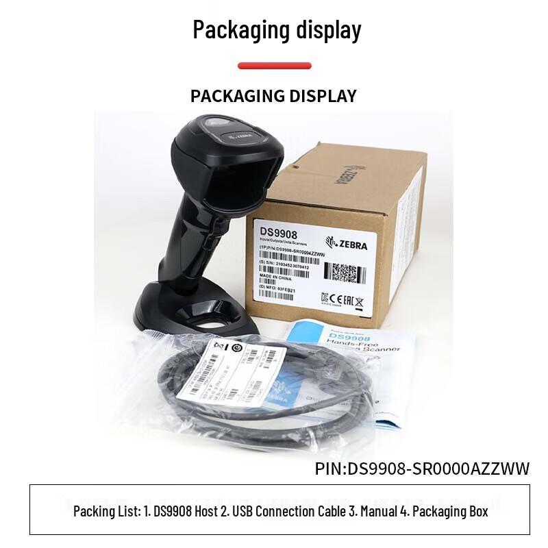 Zebra Symbol DS9908 2D Barcode Scanner