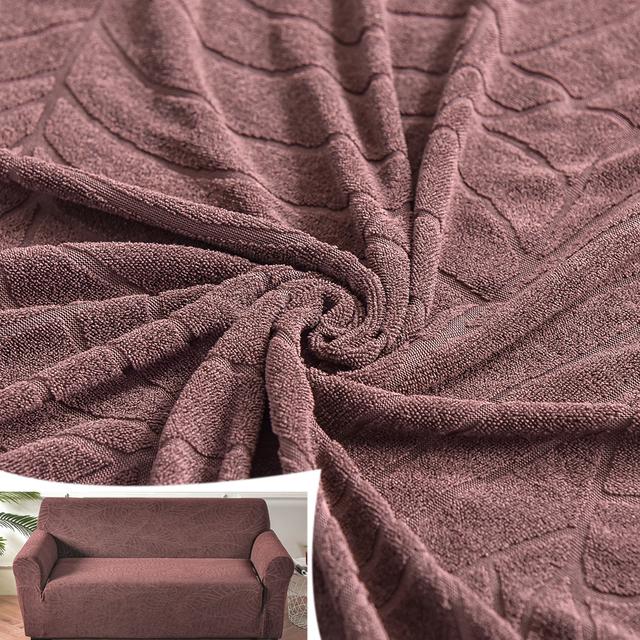 Non -Waterproof Sofa Covers Jacquard Thick Stretch Sofa Cover For Living Room Elastic Slipcover Couch Covers Furniture Protector
