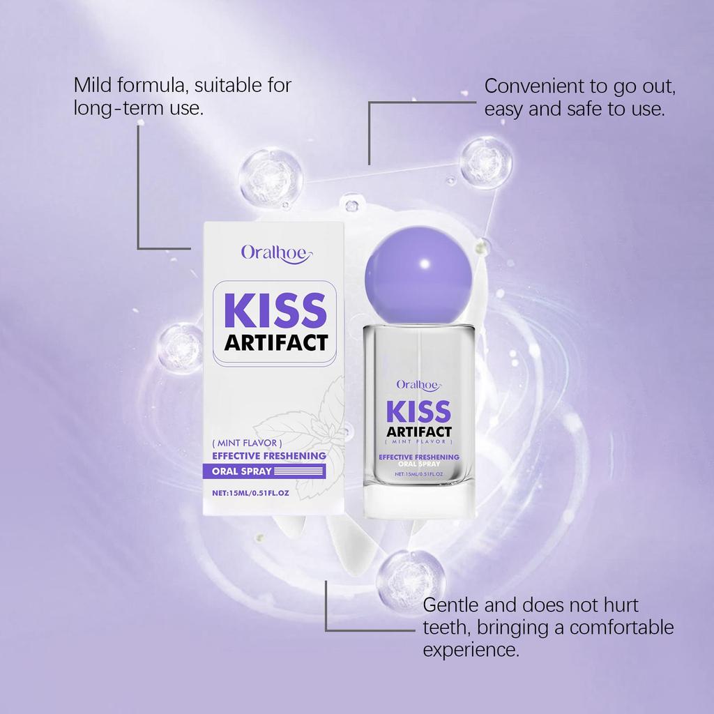 Oralhoe Oral Spray Gentle Gums Mouth Fresh Breath Odorless Brightening Dental Care