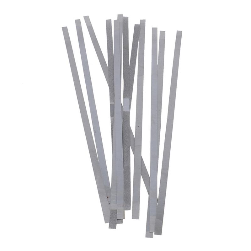 12Pcs Professional Dental Interproximal Strips Stainless Steel 4mm Polishing Kit Denture Orthodontic Maintenance