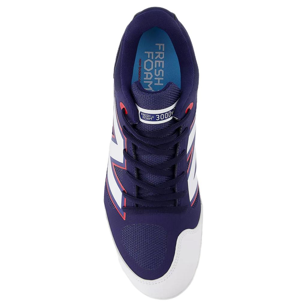 New Balance Fresh Foam 3000v7 Low Top Upper Height Abrasion Resistant Functionality Baseball Shoes Men's Marine Blue Sneakers PL3000H7