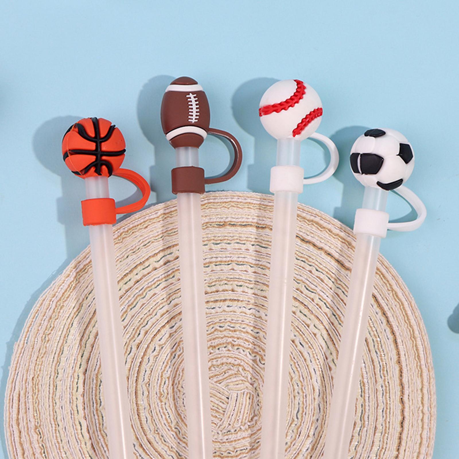 

Pvc Three-Dimensional Soft Rubber Cartoon Straw Cap 10mm Straw Plug One Size