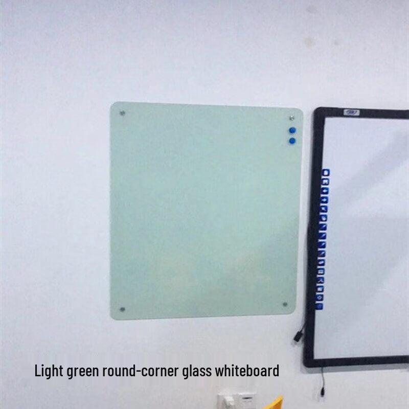 Ruixi 60x90cm Light Green Tempered Glass Whiteboard