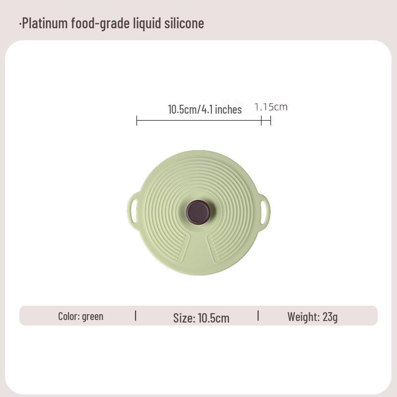 Silicone Fresh-Keeping Lid Set: Microwave-Safe, Spill-Proof, Glass Bowl Covers