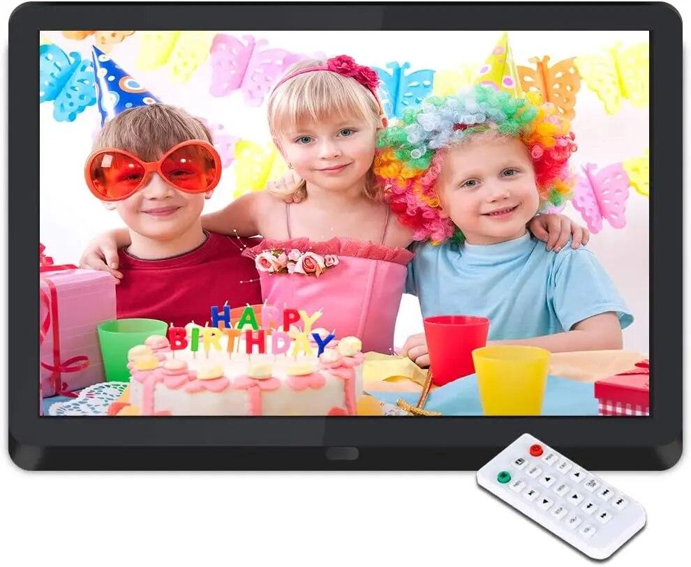 10palcový displej LED podsvícení HD 1280*800 digitální fotorámeček Elektronické album Obrázek Hudba Film Plná funkce