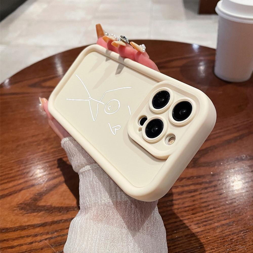 N80 Cartoon Matchman design Soft Angel Eyes Phone Cases for iPhone 15 14 12 11 Pro Max 13 mini 7 8 6S Plus XS Max XR SE Shockproof Bumper Cover