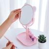 Süßer Kosmetikspiegel Schreibtisch-Schminkspiegel Haushalts-Großer Drehteller Kosmetik-Kleiner Spiegel Prinzess