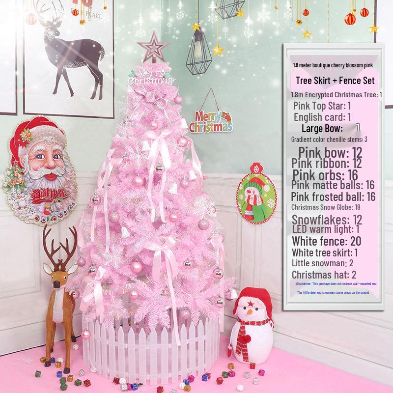 Christmas Tree Set with Window Decorations (60cm, 1.2m, 1.5m, 1.8m, 2.1m)