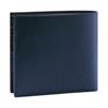 Bvlgari Enamel Inlay Calfskin Bi-Fold Wallet Men Wallets Blue 294156