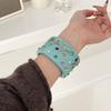 Bohemian C-shaped Open Bracelet Vintage Chunky Bangle Unique Acrylic Bangle  Gift