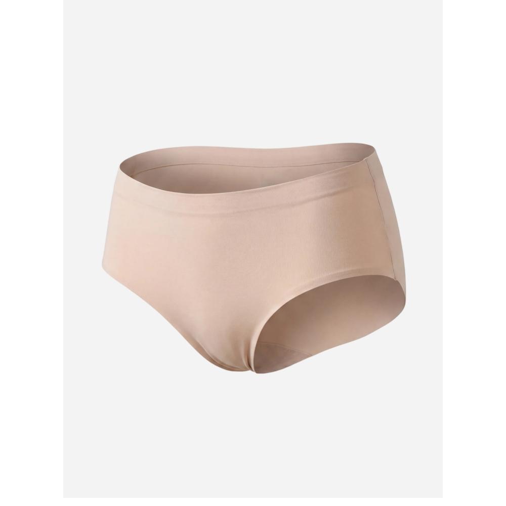Daiso [women] Yes Code Nylon Middle Waist Seamless Panties 90 95 100 Beige