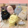 Kawaii Duck Backpack With Soft Nylon Material And Zipper Closure For Travel