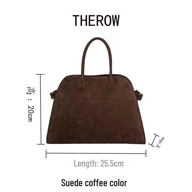 

Замшева сумка-тоут TheRow Margaux15 – велика місткість, простий дизайн 15 Inch