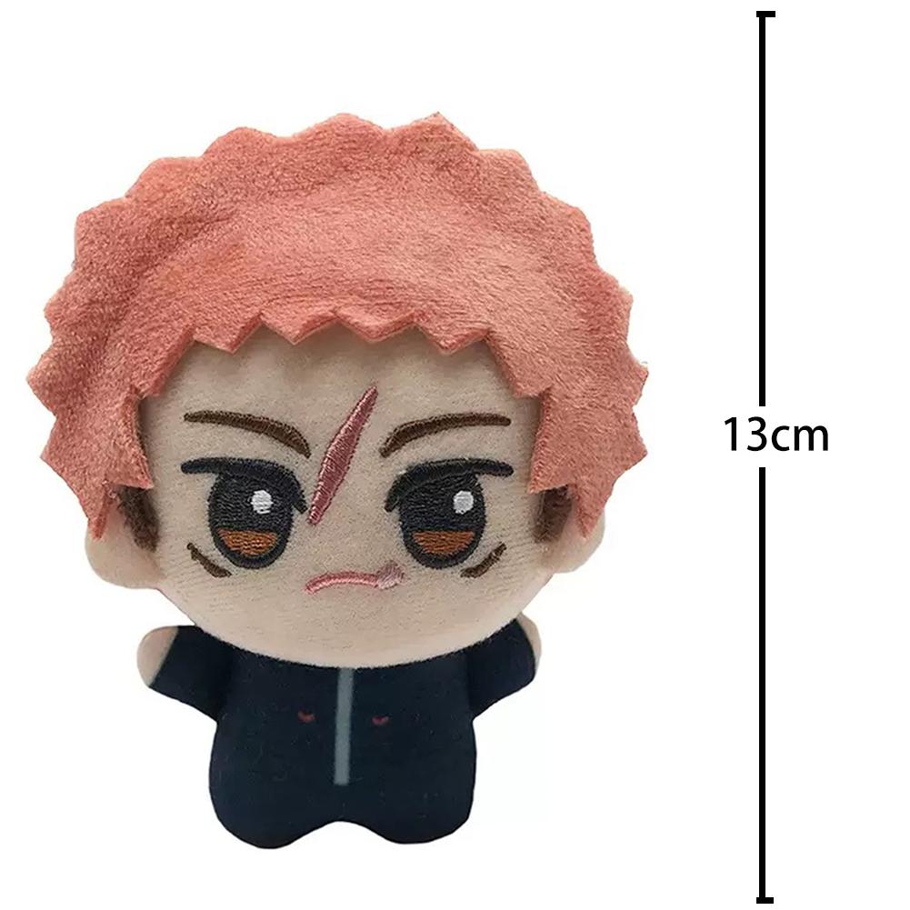 Anime JJK Plush Toy Fushiguro Megumi Ryomen Sukuna Figure Cotton Doll Itadori Yuji Plush Toy Naoya Zenin Plushies Keychains Gift