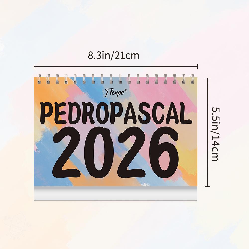 

1pc 2026 Calendar, Pedro Pasca Desktop Calendar, Standing Desk Organizer,12 Unique Designs,Perfect Gift for Birthdays & New Year