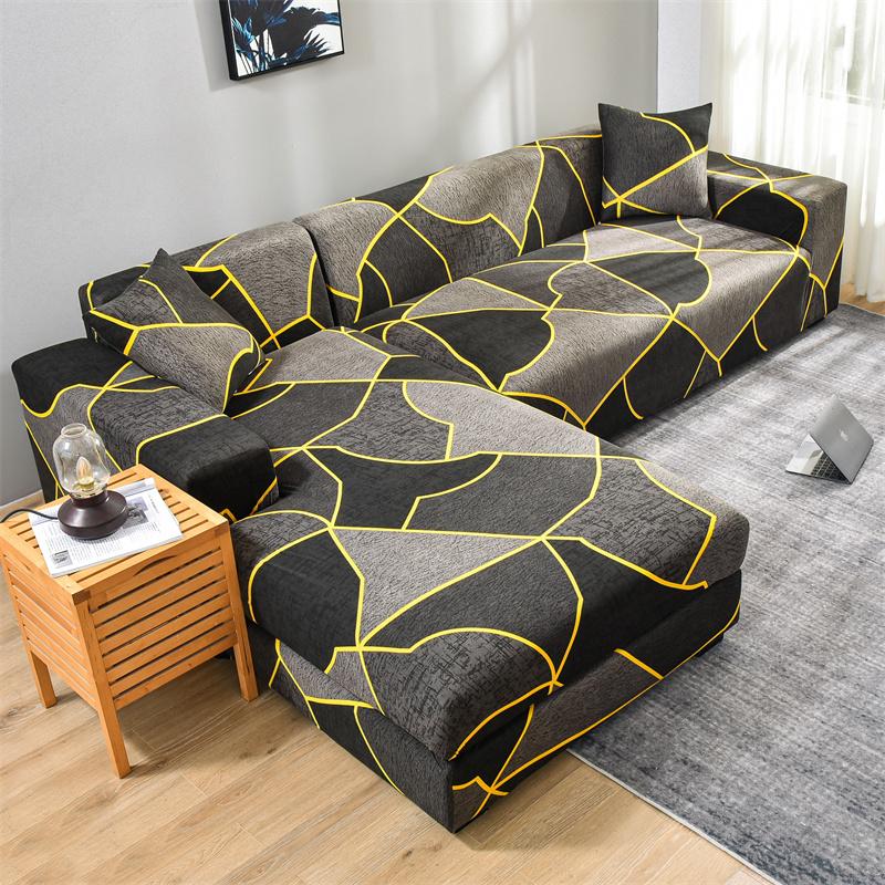 Sectional Sofa Covers Stretch Couch Slipcovers For L Shape Sectional Couch Chaise Sofa Furniture Protector Covers