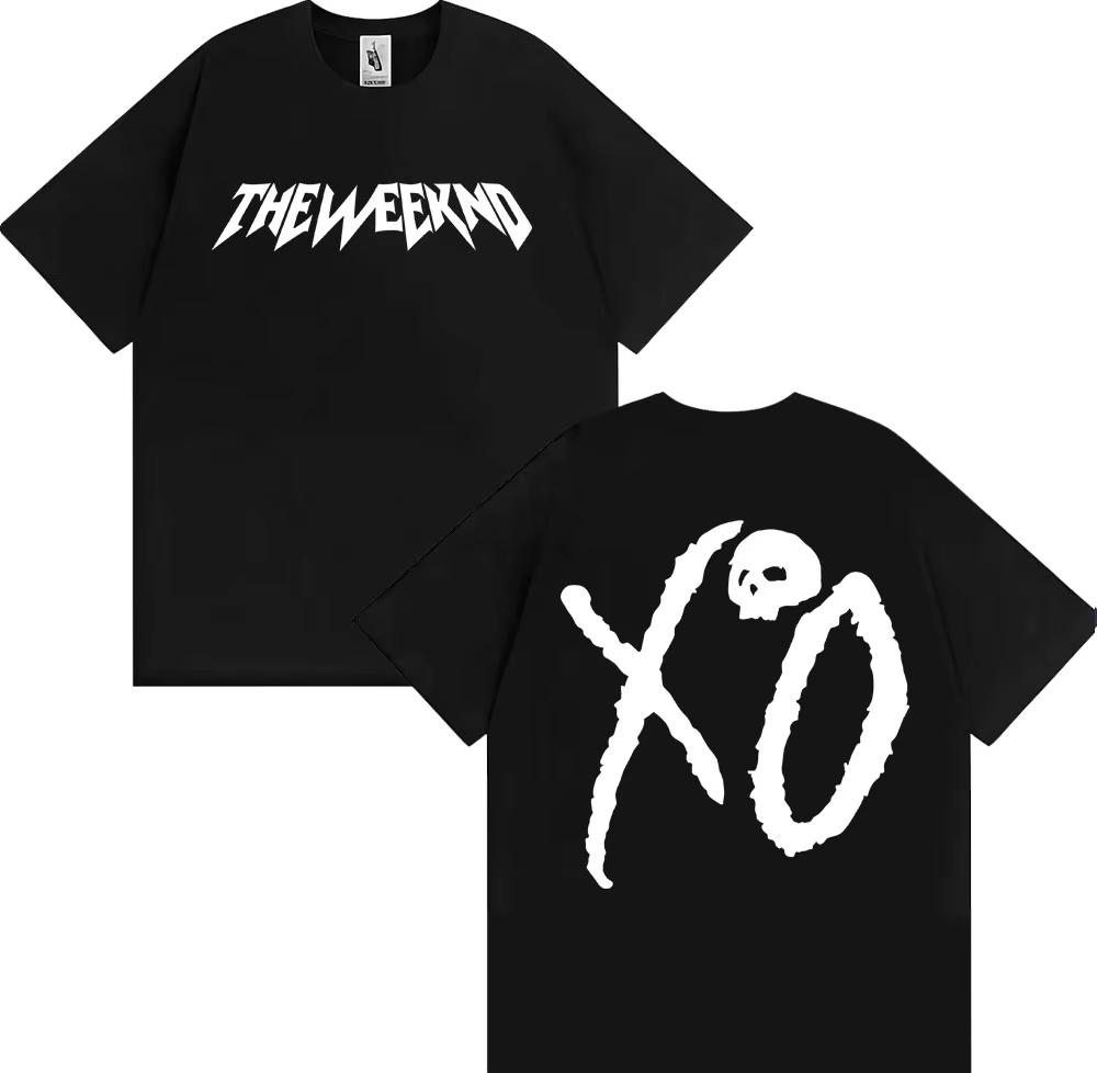 The Weeknd XO After Hours Til Dawn Druck Merch 2026 T-Shirt Baumwolle Unisex Kleidung Damen Sommer T-Shirt Y2k Lässig Fans T-Shirt