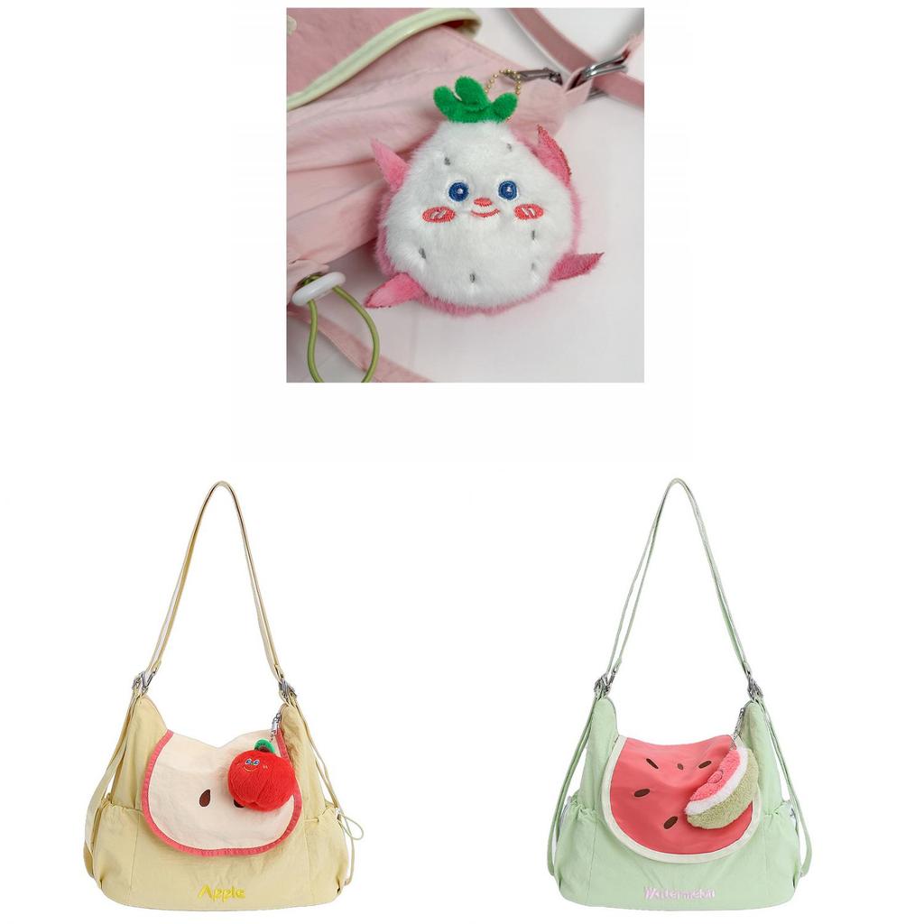 Fashion Lunlun Moon Shape Canvas Crossbody Bag For Casual Travel Women