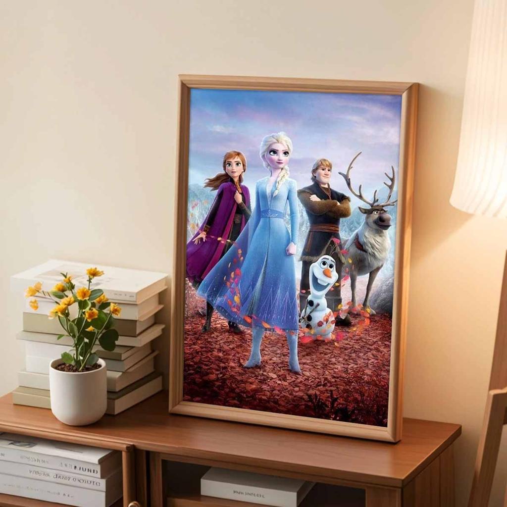 Full Round Diamond Painting Frozen Art Rhinestone Picture Mosaic DIY 5D Cross Stitch Embroidery Home Decoration