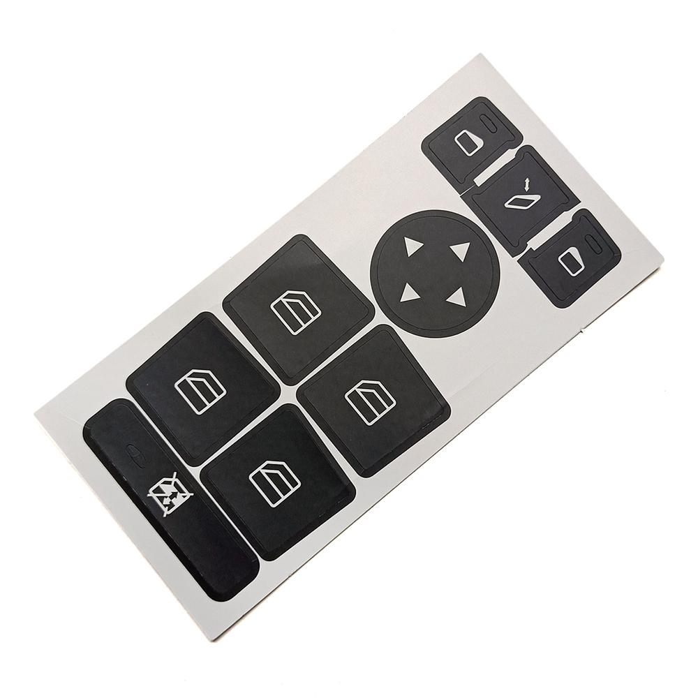 For Mercedes Benz CLA CLS GLA GLK G W463 C117 W218 X156 X204 Car Door Armrest Window Lift Switch Button Repair Sticker