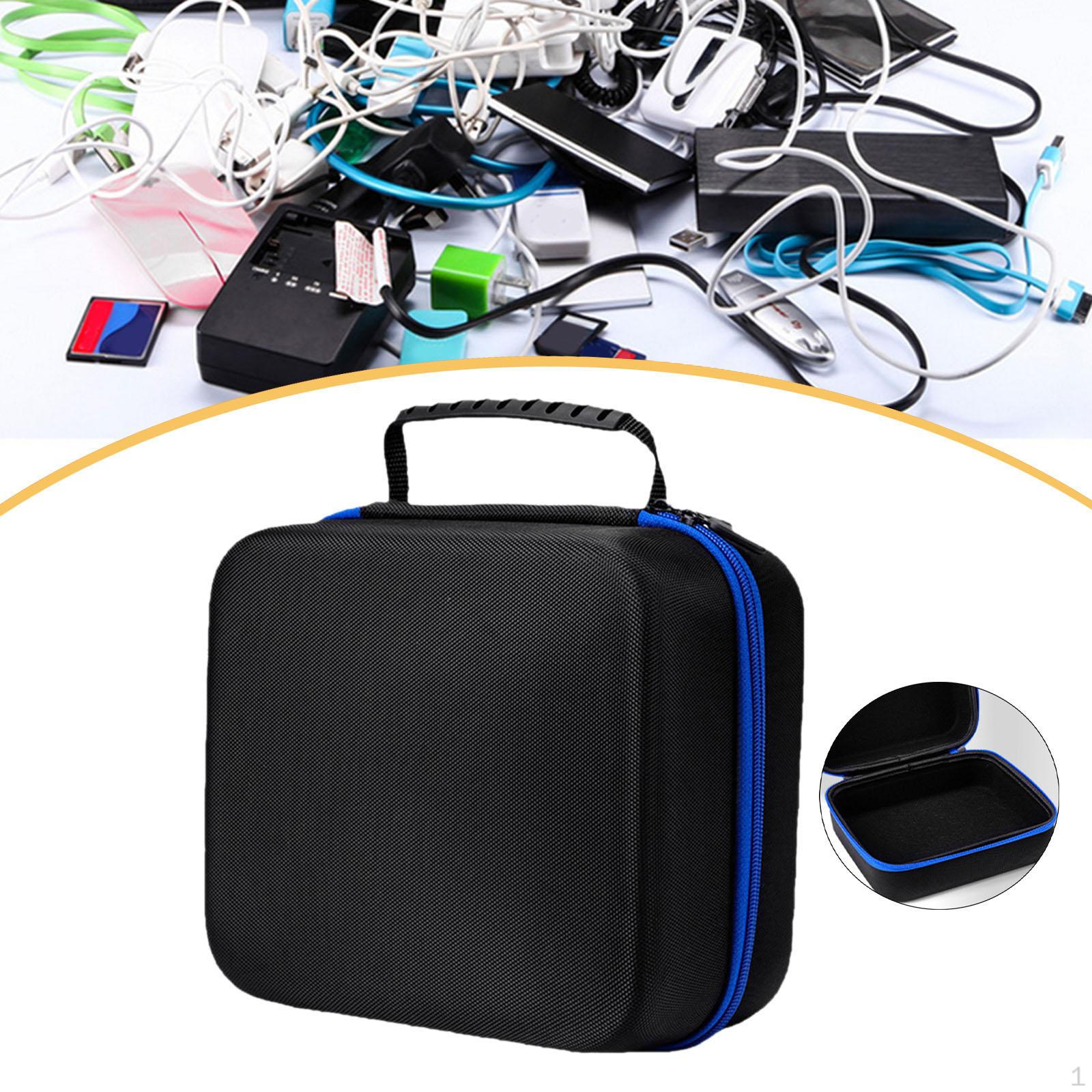 

Hard Carrying Case Small Electronic Accessories Storage Bag Organizer Shockproof EVA