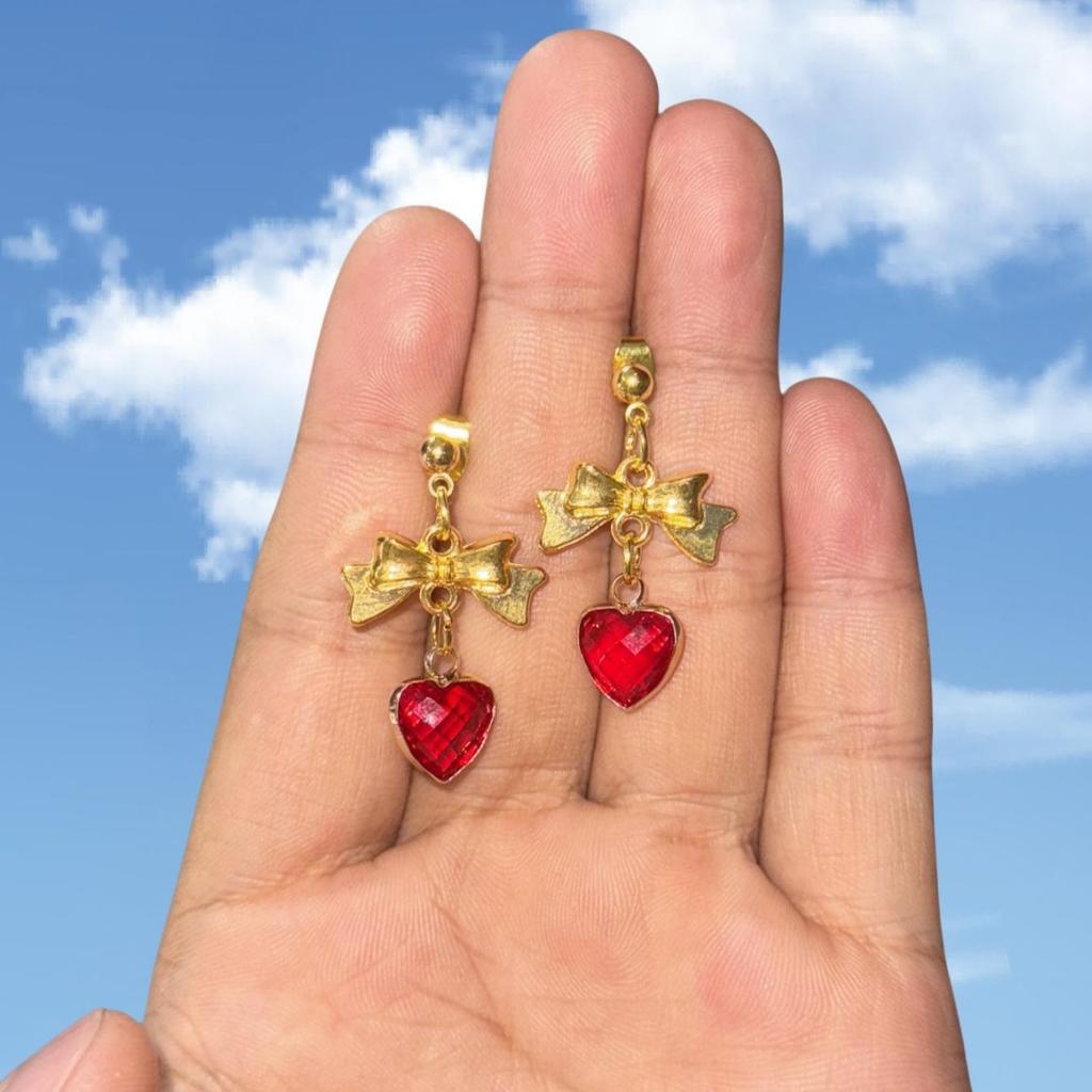 Gothic Punk Flame Cross Drop Earrings, Vintage Y2K Statement Jewelry