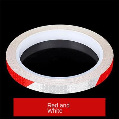 Car Reflective Tape Safety Warning Car Decoration Sticker Reflector Protective Tape Strip Film Auto Motorcycle Sticker