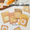 30 Foi Creative Formă Toast Autocolant Convenabil Hârtie pentru Mesaje Adeziv Autoadeziv Bloc Notes Lipicios Rechizite Școlare