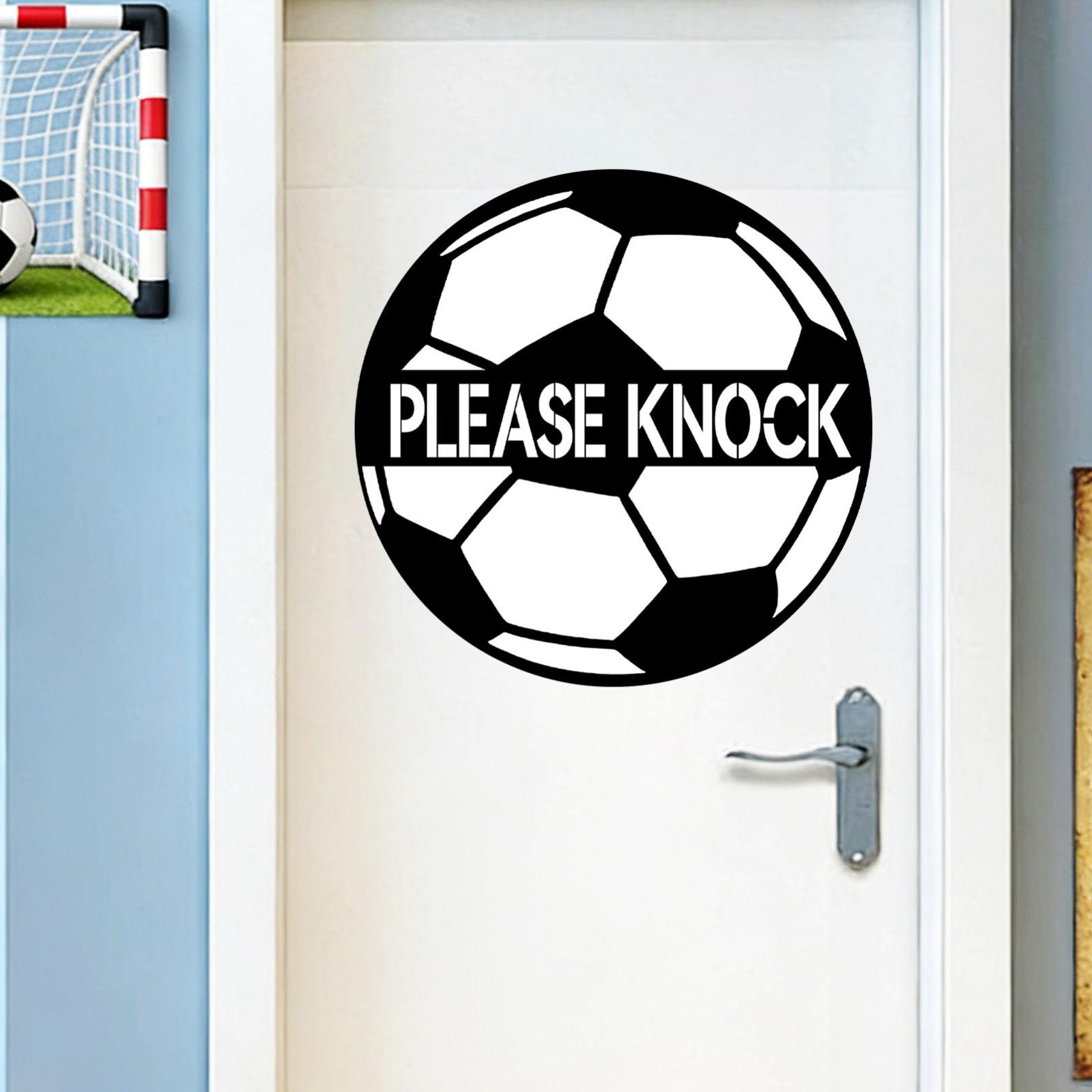 

Sports-themed Soccer Themed Bedroom, Living Room, Door And Window Decoration Wall Stickers One Size