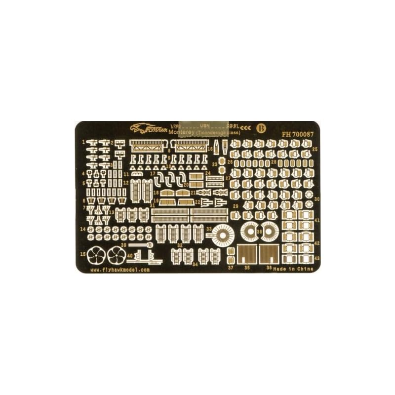 fly hawk model 1/700 american navy Ticonderoga class (for dragon) parts for plastic models FLYFH700087
