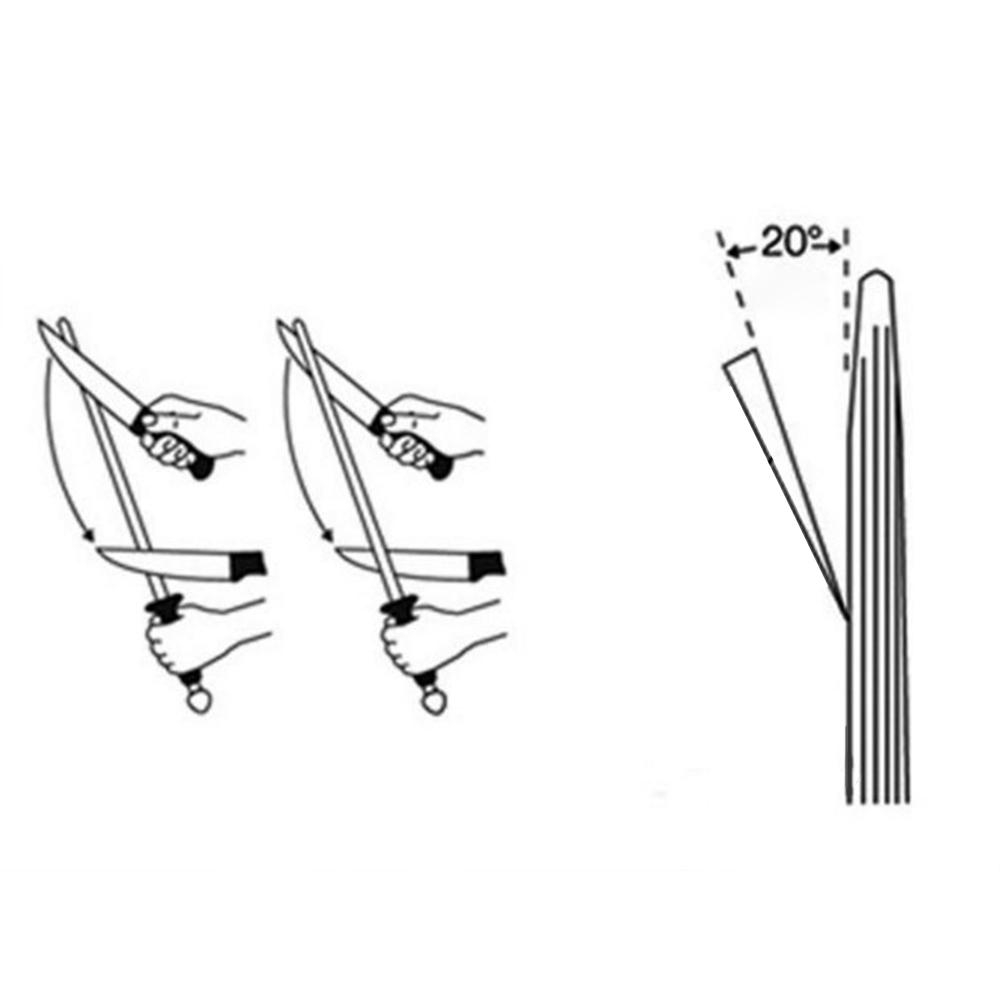 Practical Knife Sharpener Sharpening Rod Grindstone Kitchen Tool