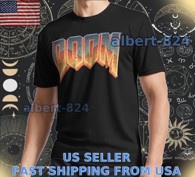 

NEW SHIRT DOOM RETRO LOGO T shirt FUNNY AMERICAN SIZE S TO 5XL 3XL